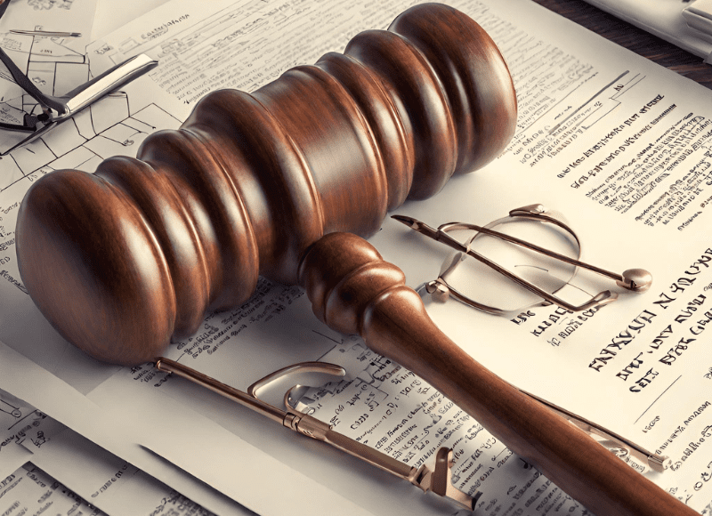 Edital de Leilão de imóveis.